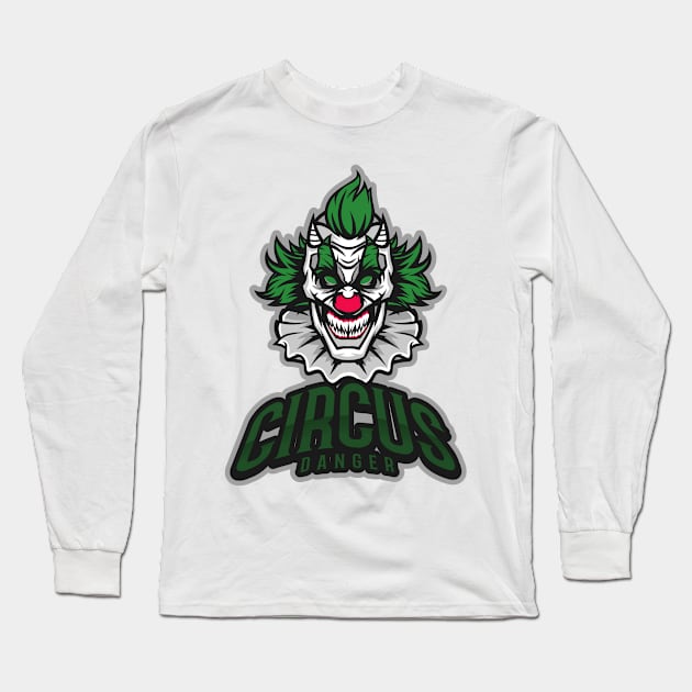 Circus Danger Long Sleeve T-Shirt by Sanworld